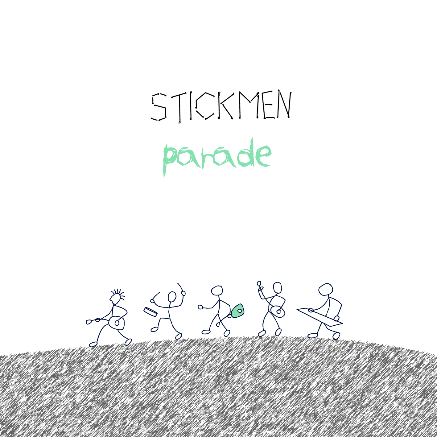 CD Cover Stickmen Parade